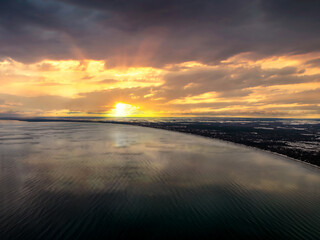 Lake simcoe sunset