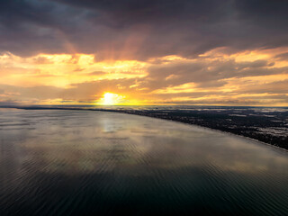 Lake simcoe sunset