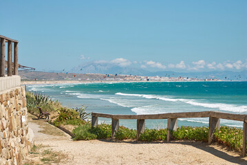 The coast of the atlantic ocean in Tarifa