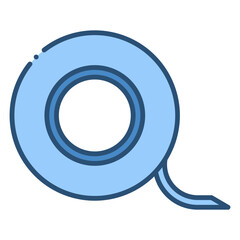 tape blue icon