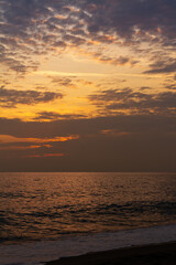 Fototapeta premium nature sunset at the beach