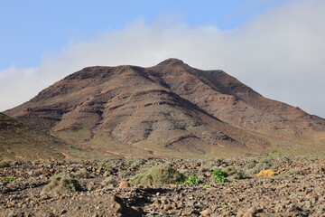 view of a mountain in Jandia Natural Park to Fuerteventura