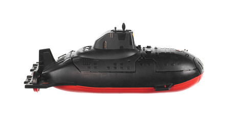 submarine model isolated on white background