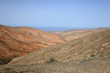 Fototapeta na wymiar Astronomical viewpoint Sicasumbre in Fuerteventura 