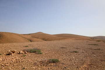 Fototapeta na wymiar Viewpoint of Risco de Las Peñas to Fuerteventura 