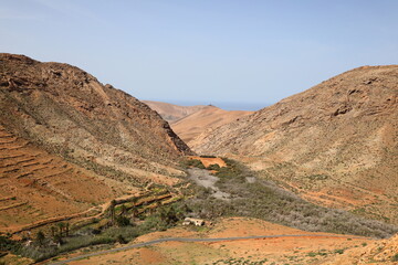 Viewpoint of  Risco de Las Peñas to Fuerteventura
