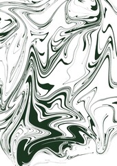 Vector marble seamless pattern. Marble green pattern on white background. Elegant creative seamless pattern. Ink Marble Texture.