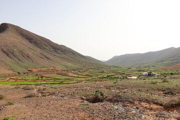 Viewpoint of  Risco de Las Peñas to Fuerteventura
