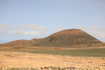 View on valley in Fuerteventura