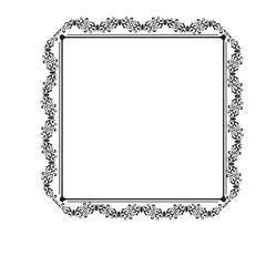 Frame, in the style of an ornament, Vector illustration eps 10, Art.	
