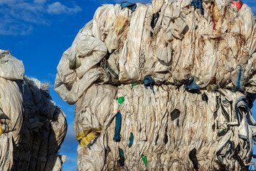 BIG BA compressed into bales.