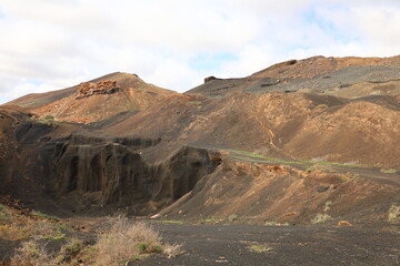 View on volcanes de Bayuyo to Fuerteventura
