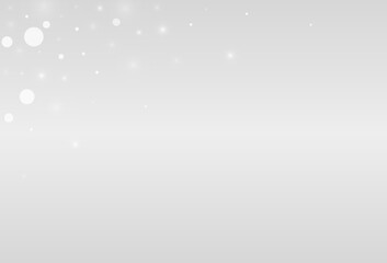 Silver Snow Vector Grey Background. Abstract