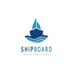 Cruise ship vector icon illustration design