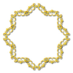 Frame, in the style of an ornament, Vector illustration eps 10, Art.	