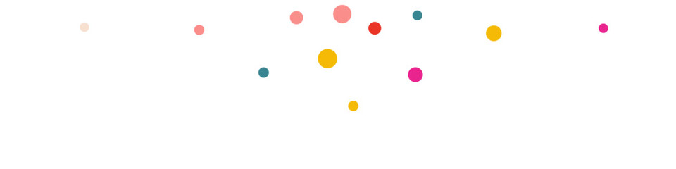 Falling Rain Carnaval Vector White Background.