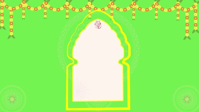 Hindu Wedding Invitation Simple Animation, it's designed by vishal singh 