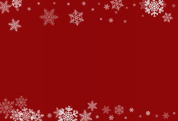 Silver Snow Vector Burgundy Background. Light