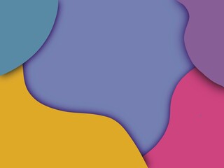 Abstract paper cut. Abstract banner design. Paper cut backgound to use wallpaper pattern. Modern Geometric art poster to draw illustration vektor.