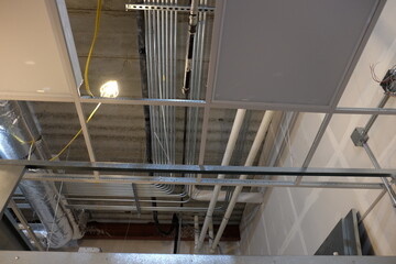 90 degree bend in conduit above ceiling grid