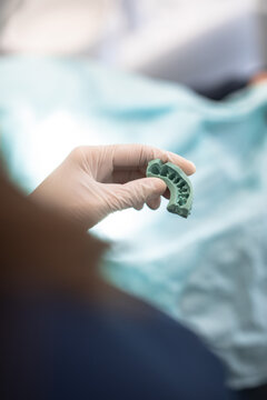 Preparing Dental Impresion for Temporary Crowns