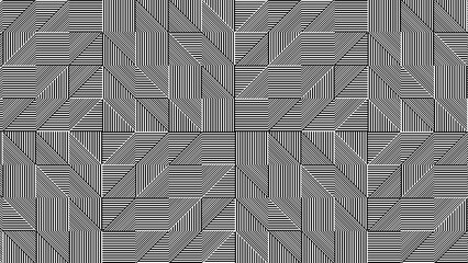 Abstract background with black and white stripes.