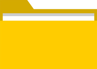 Yellow folder icon, files icon