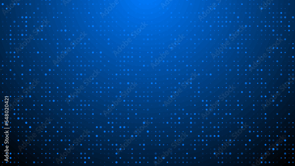 Poster abstract dot blue pattern gradient texture technology background.