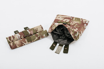 military unbranded custom Folding Dump Pouch, bag for empty magazines 
