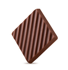 Black chocolate bar