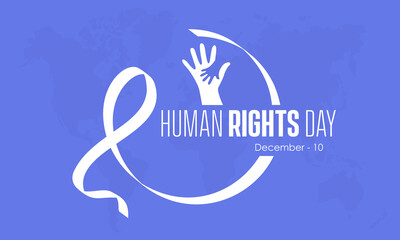 Vector illustration design concept of international Human Rights Day observed on December 10