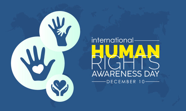Vector illustration design concept of international Human Rights Day observed on December 10