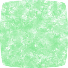 Green watercolor rounded square 