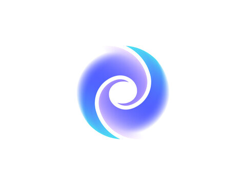 spiral outer space logo | galaxy