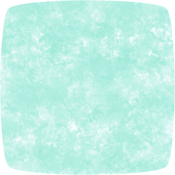 Blue watercolor rounded square 