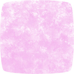 Pink watercolor rounded square 