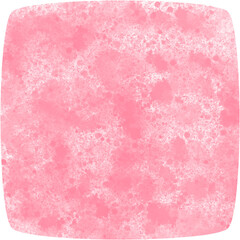 Red watercolor rounded square 