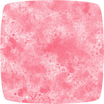 Scarlet watercolor rounded square 