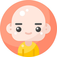 Male avatar profile flat icon