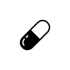 Pill icon vector logo design template