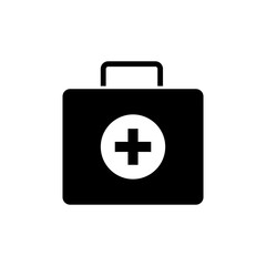Bag medicine icon vector logo design template