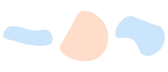 Abstract pastel shape background. Vector illustration.