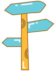 signpost doodle illustration