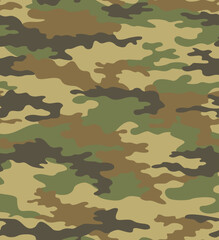 Fototapeta premium Military texture camouflage, vector modern pattern, army uniform texture