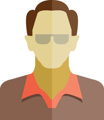 male character avatar illustration