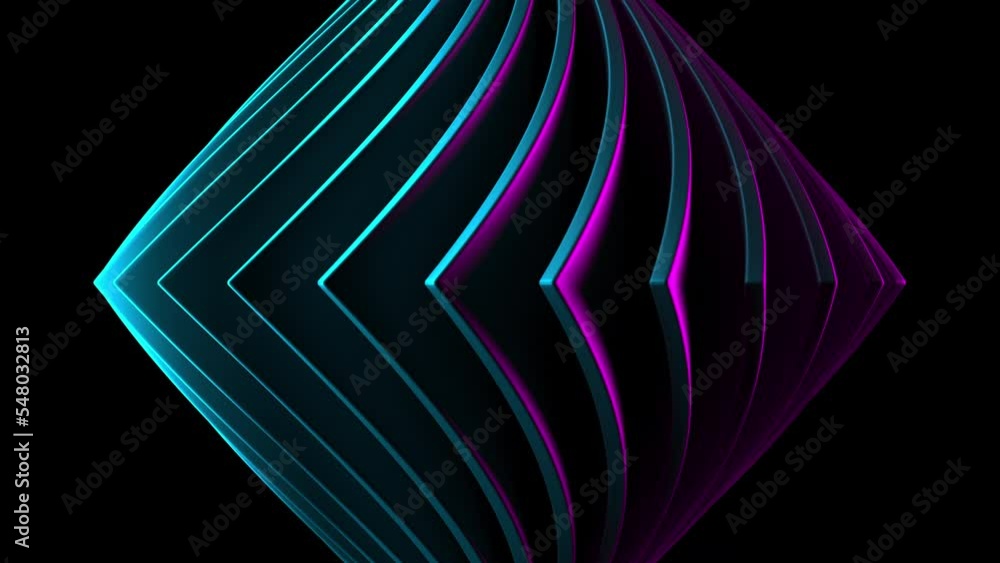 Poster abstract 3d animation background for futuristic technology concept. simple and clean geometric shape