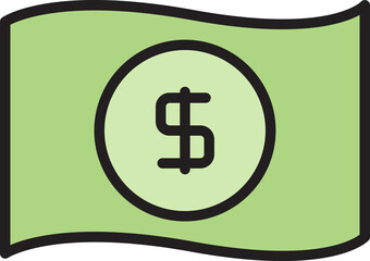 dollar banknote icon