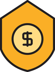 dollar shiel icon