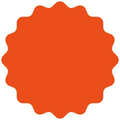 blank label and sticker illustration