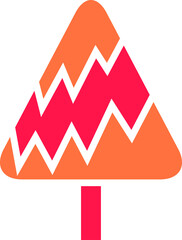 decorative Christmas tree illustration